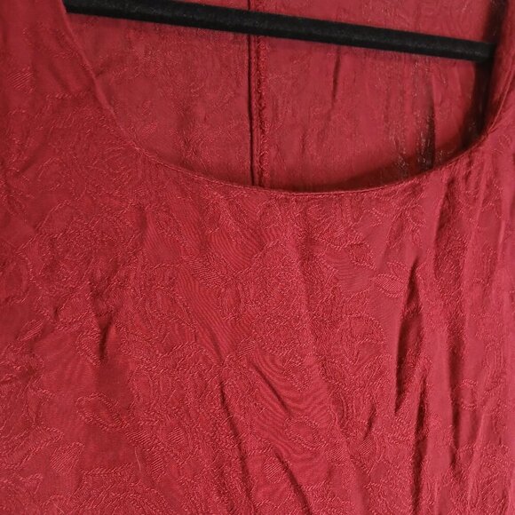 Maurices Maroon Babydoll Top size 3X - Picture 3 of 7